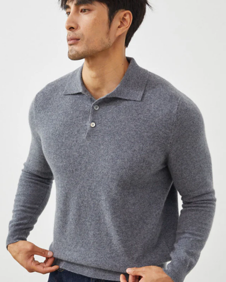 Paul Cashmere Polo Sweater