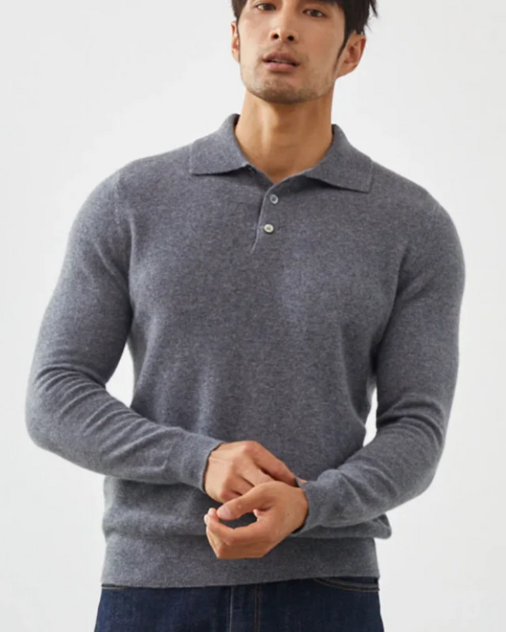 Paul Cashmere Polo Sweater