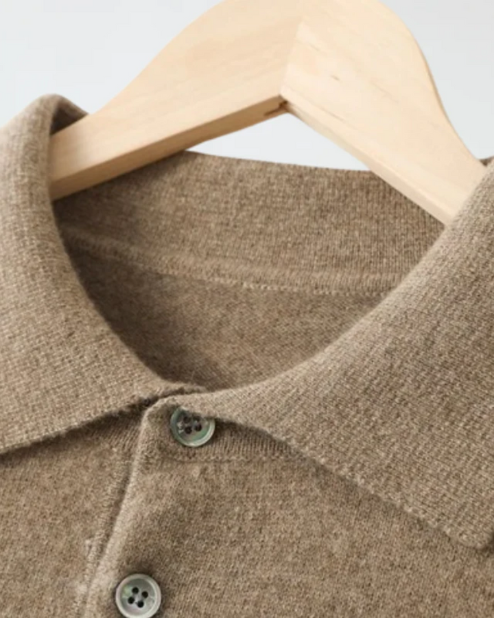 Paul Cashmere Polo Sweater