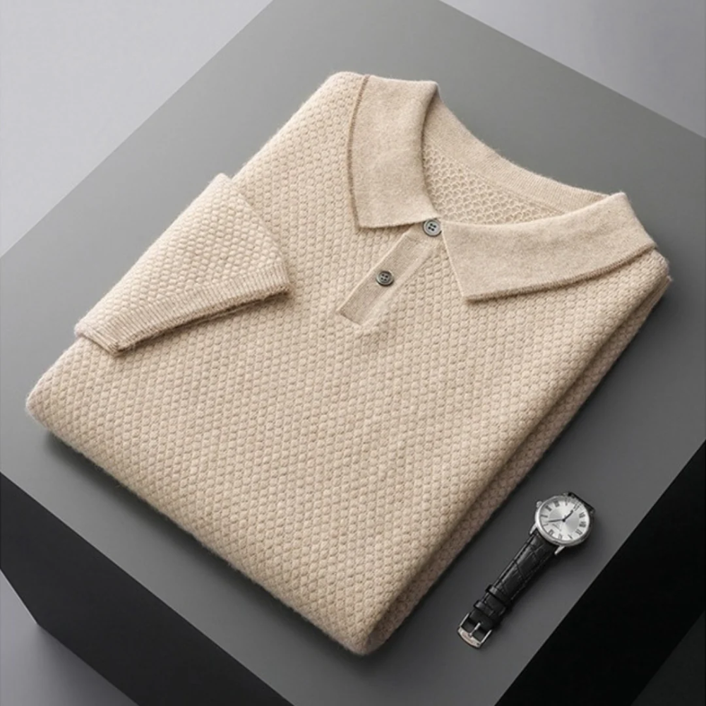 Aries - cashmere polo shirt