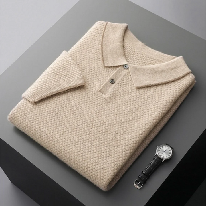 Aries - cashmere polo shirt