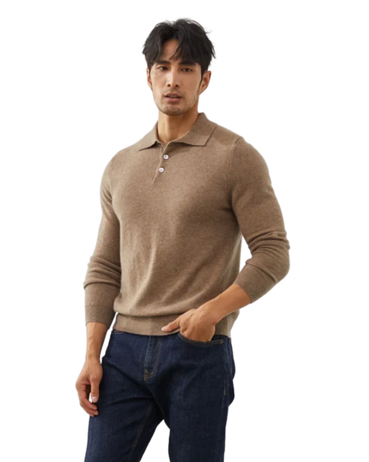 Paul Cashmere Polo Sweater