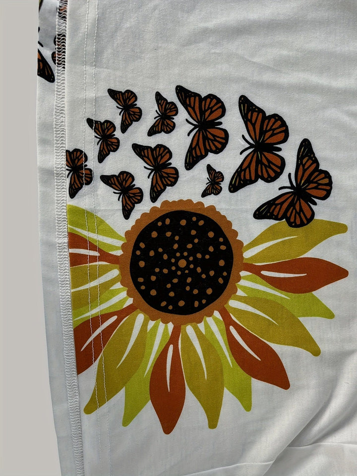 Rosell - Chic Sunflower Dress