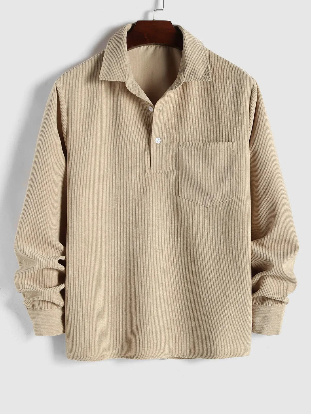 LAURENT MONACO | LONG SLEEVE SHIRT WITH HALF-BUTTONS FOR MEN