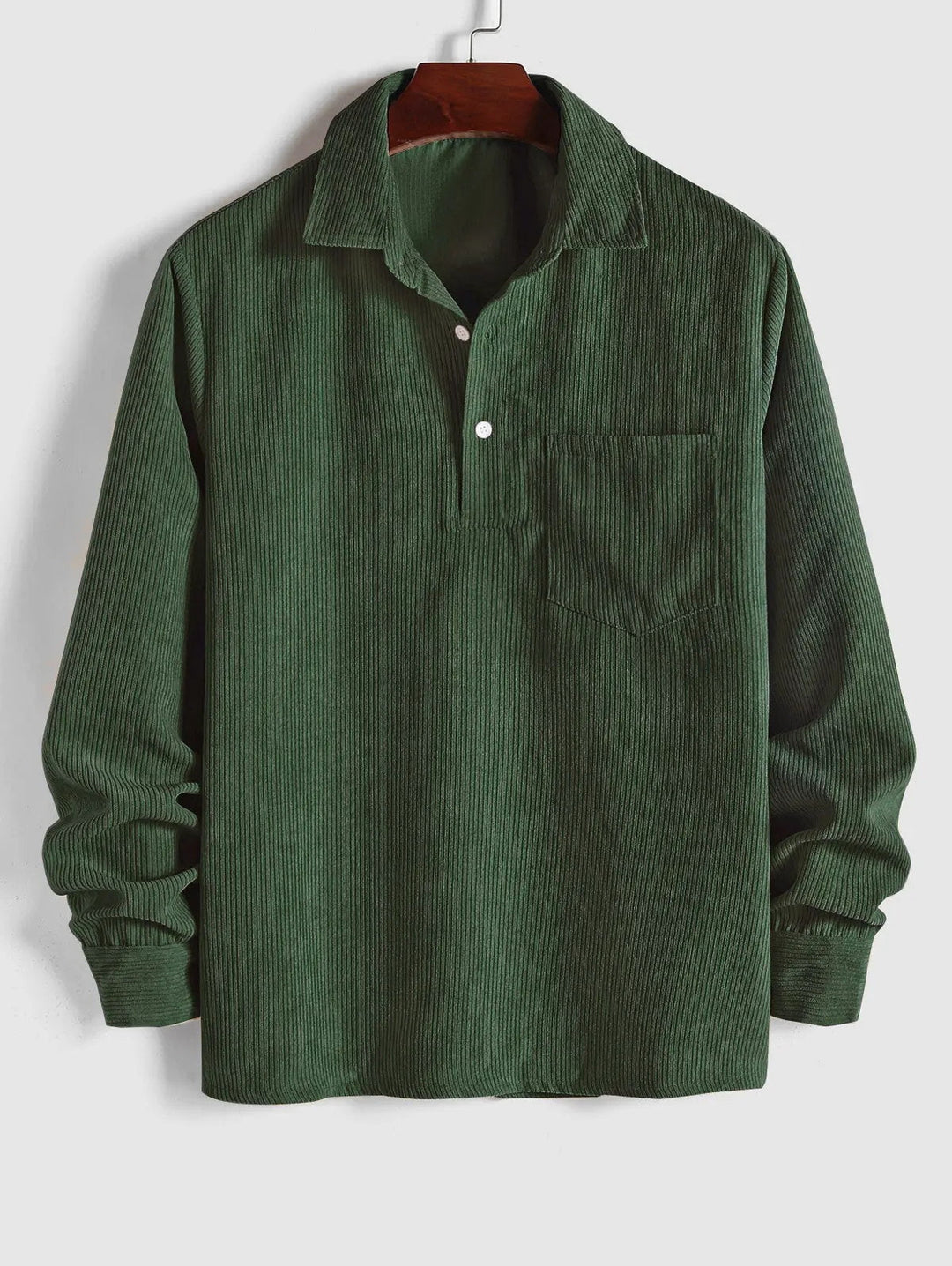 LAURENT MONACO | LONG SLEEVE SHIRT WITH HALF-BUTTONS FOR MEN