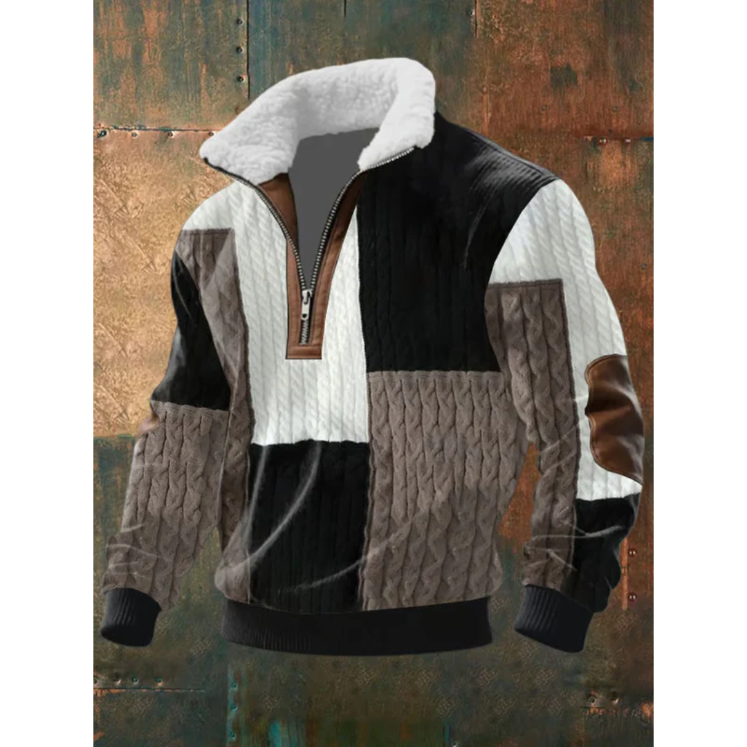 LAURENT MONACO | HIGH COLLAR FLEECE PULLOVER
