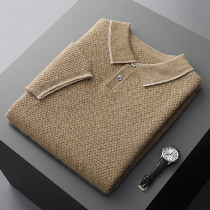 Aries - cashmere polo shirt
