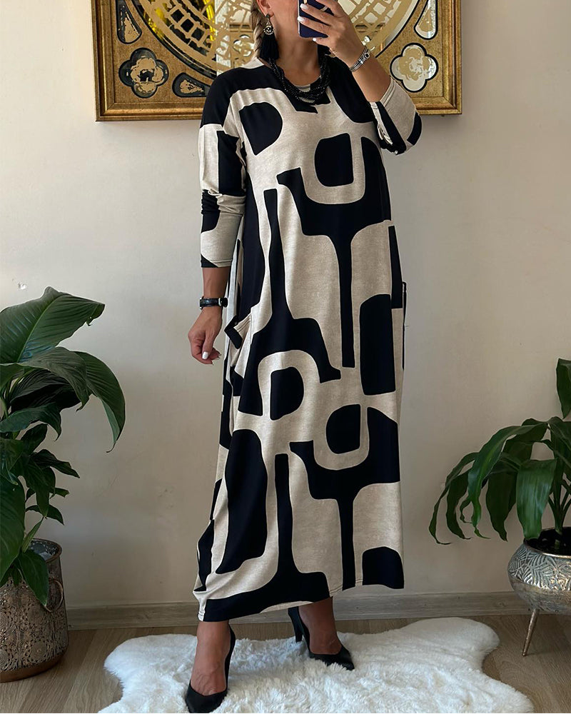 Mariah - Abstract Aura Dress