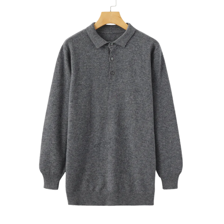 Leo - 100% cashmere polo shirt