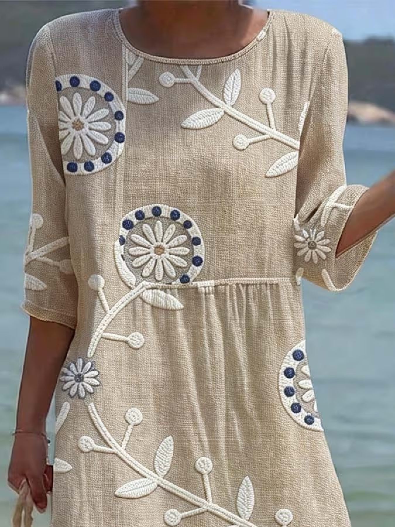Charlotte | Casual Mid-Sleeve Dress