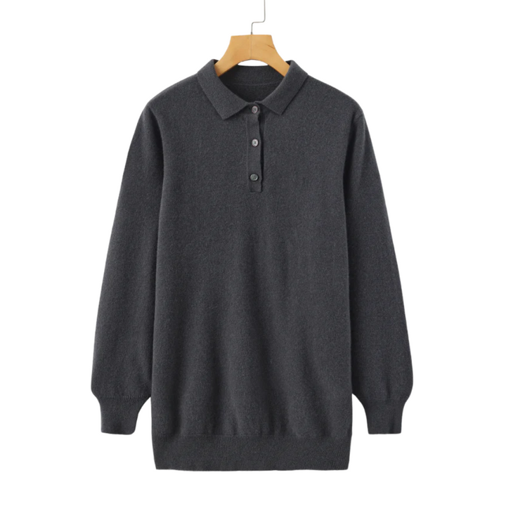 Leo - 100% cashmere polo shirt