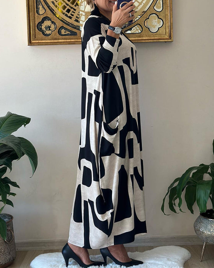 Mariah - Abstract Aura Dress