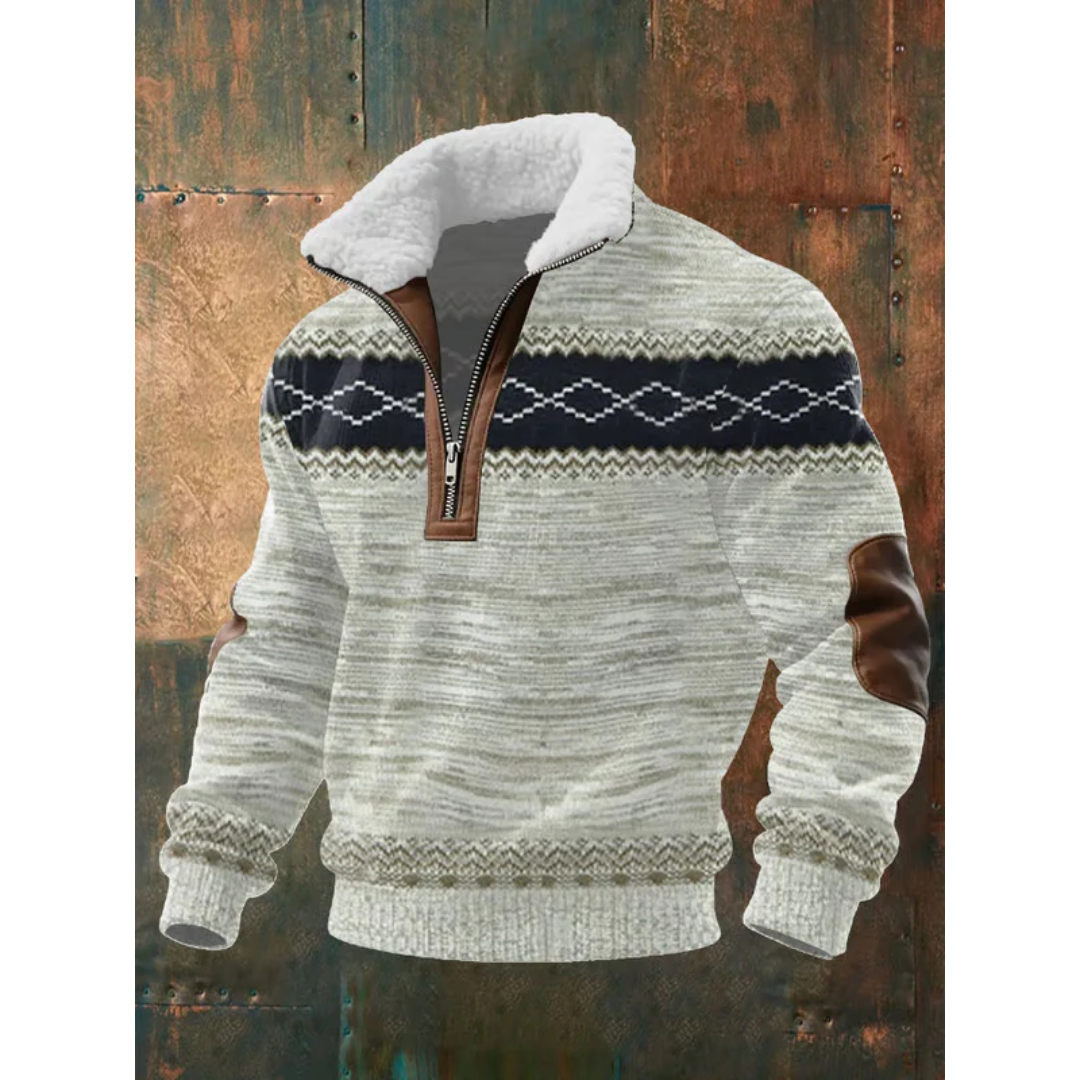 LAURENT MONACO | HIGH COLLAR FLEECE PULLOVER