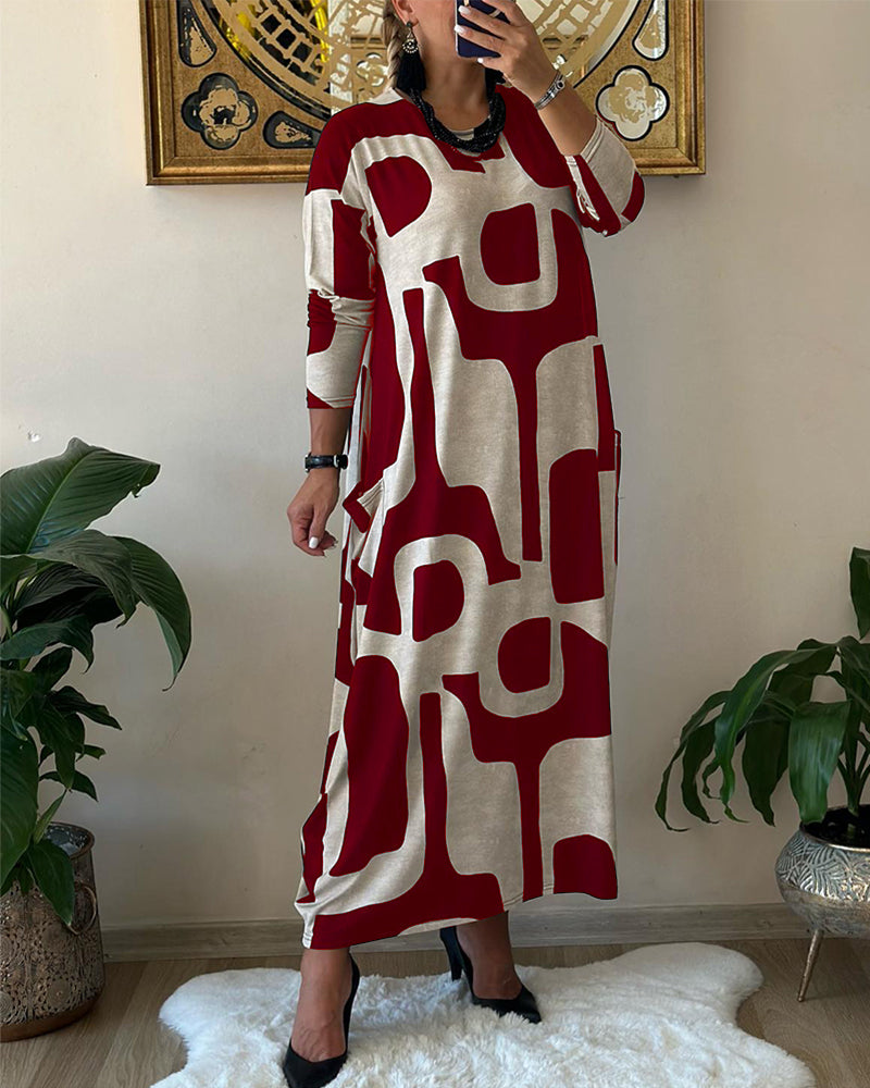 Mariah - Abstract Aura Dress