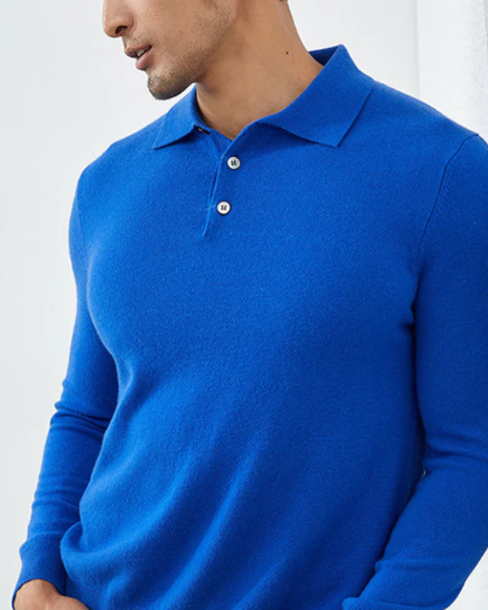 Paul Cashmere Polo Sweater