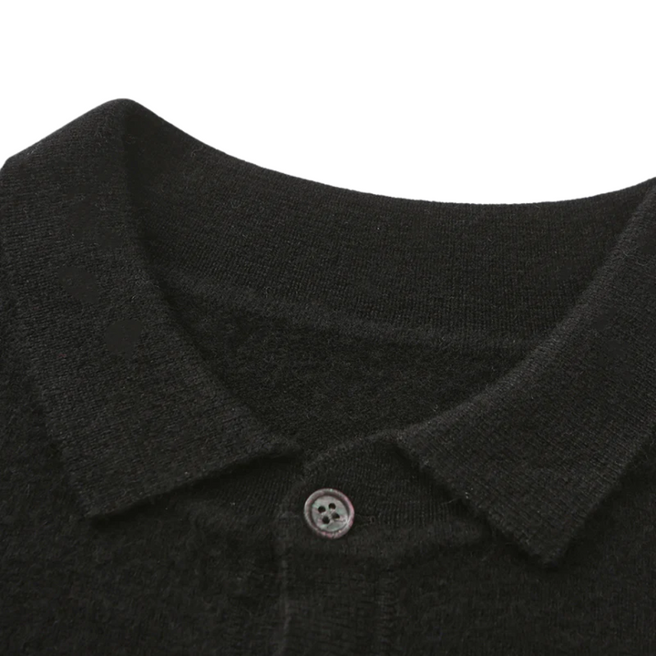 Leo - 100% cashmere polo shirt