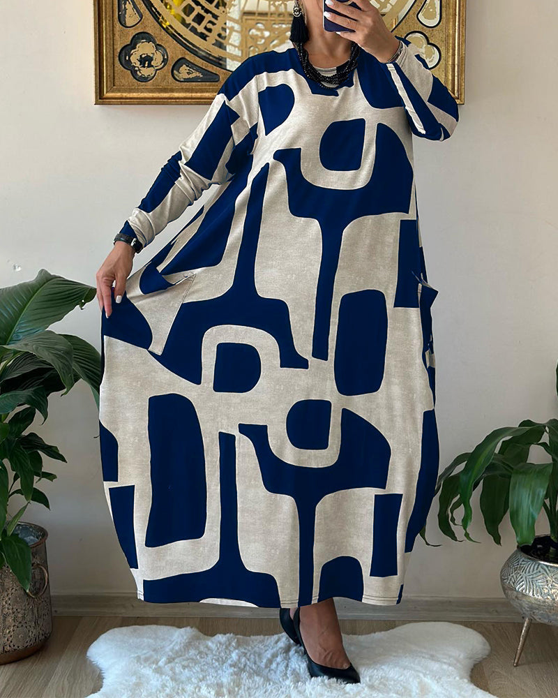 Mariah - Abstract Aura Dress