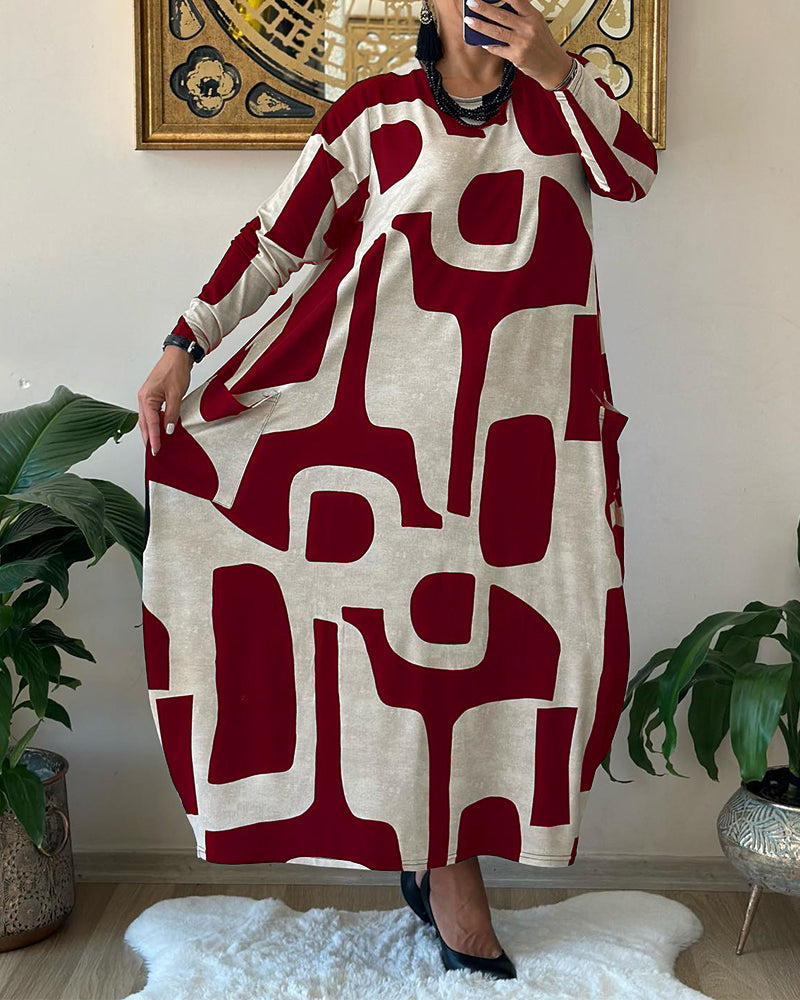 Mariah - Abstract Aura Dress