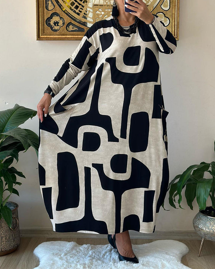 Mariah - Abstract Aura Dress