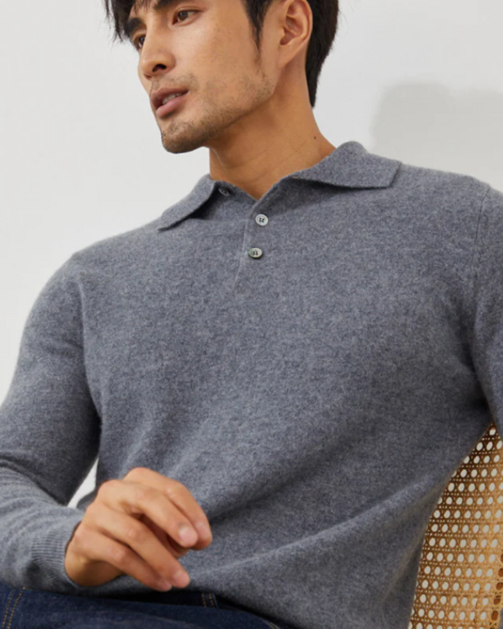 Paul Cashmere Polo Sweater