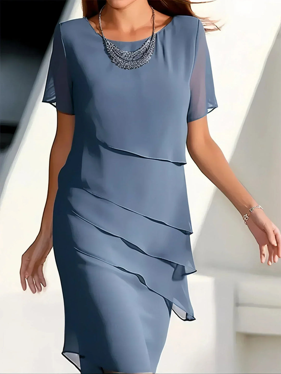 Fiora - Stylish Tummy Covering Dress