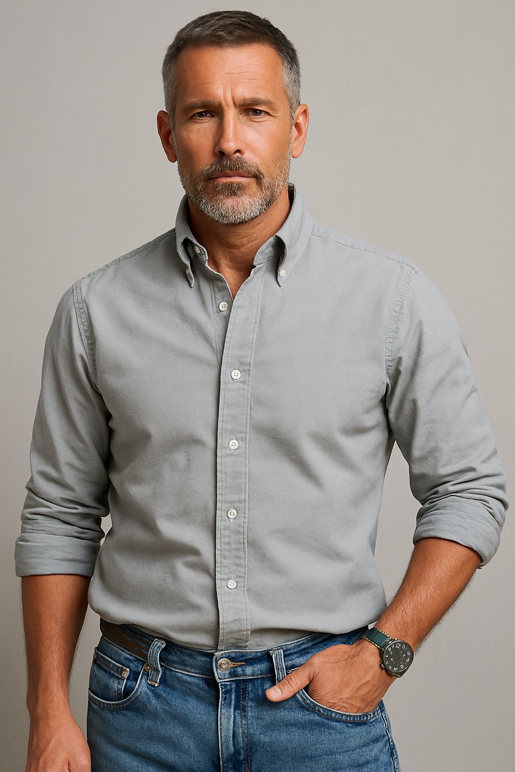 Jacob | Classic Everyday Long-Sleeve Shirt