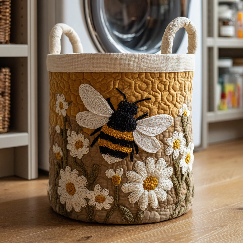 HONEY | DAISY BEE LAUNDRY BASKET
