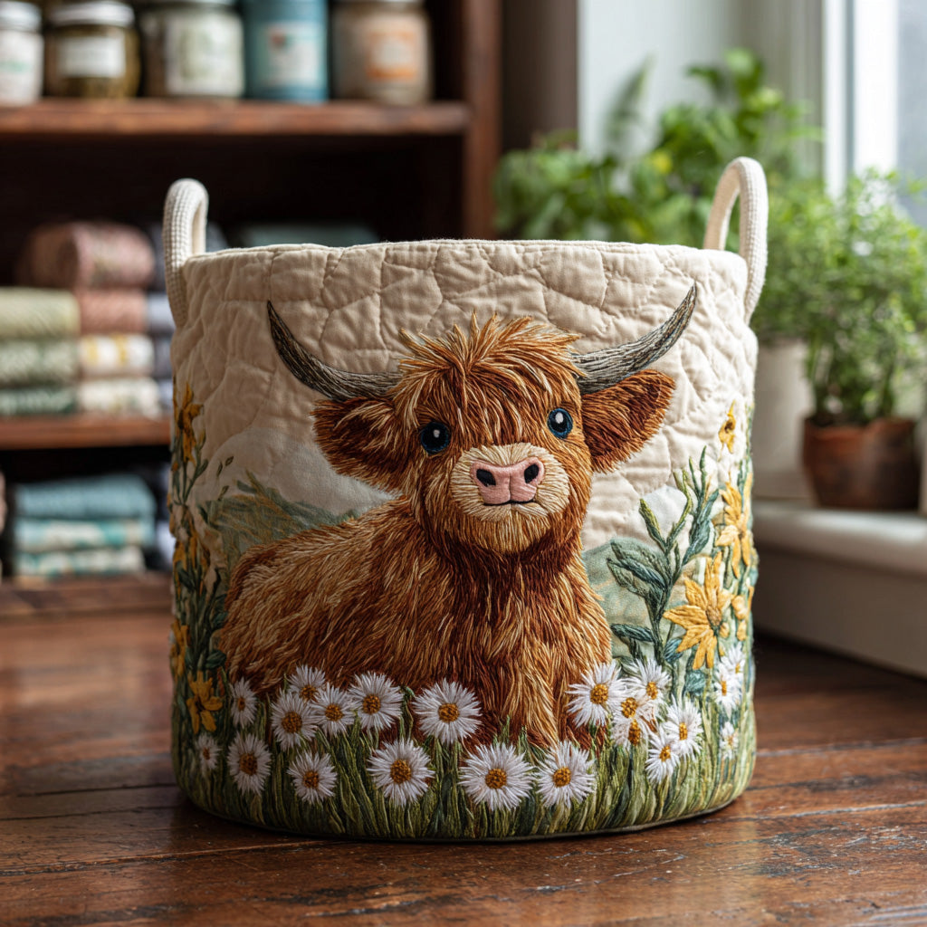 HEATHER | HIGHLAND CHARM LAUNDRY BASKET
