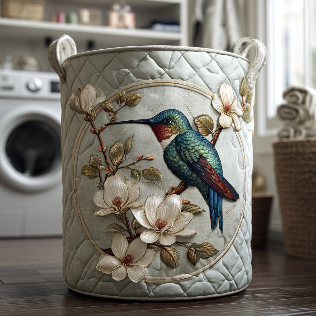 DAISY | HUMMINGBIRD LACE LAUNDRY BASKET