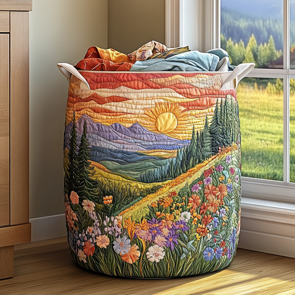 GLORIA | MORNING GLORY LAUNDRY BASKET