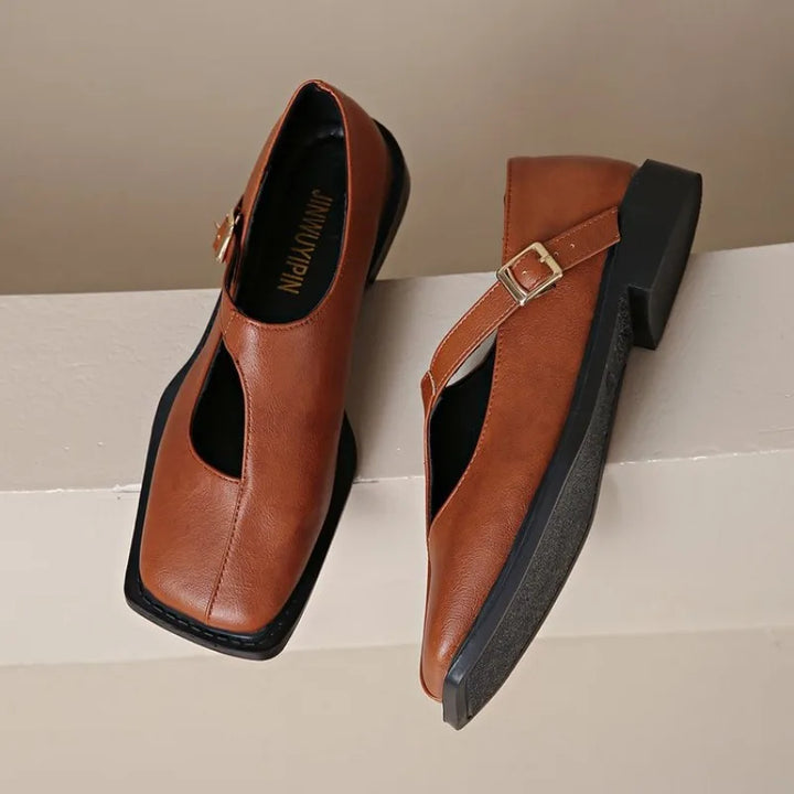 Clara - Mary Jane Leather Shoes