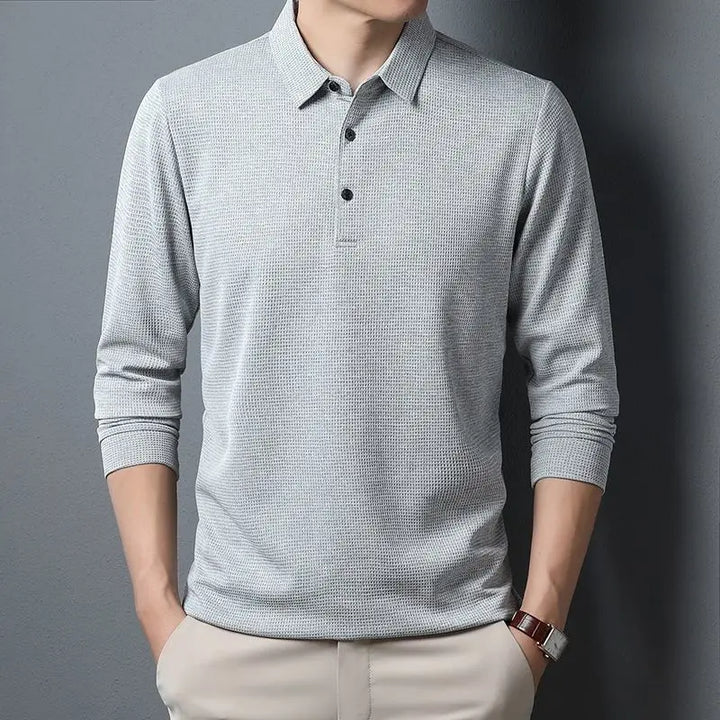 Sean | Casual Waffle Polo Shirt