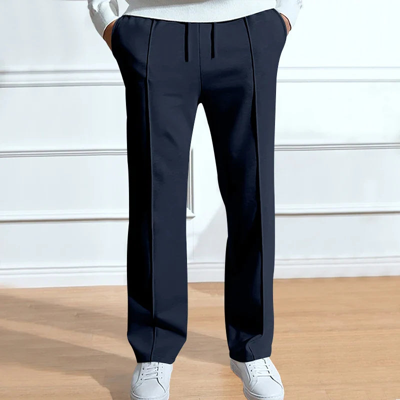 Gabriel | Men’s Solid Casual Trousers