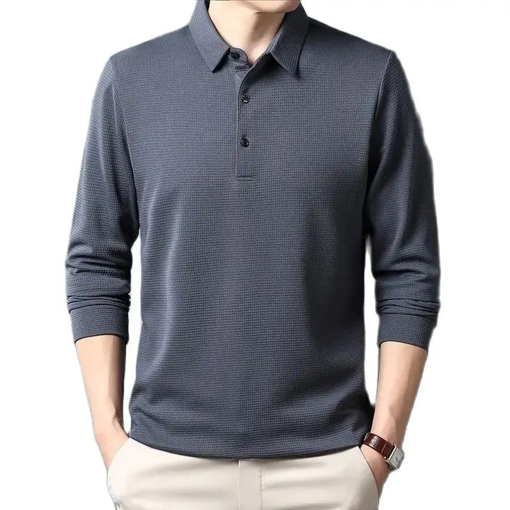 Sean | Casual Waffle Polo Shirt