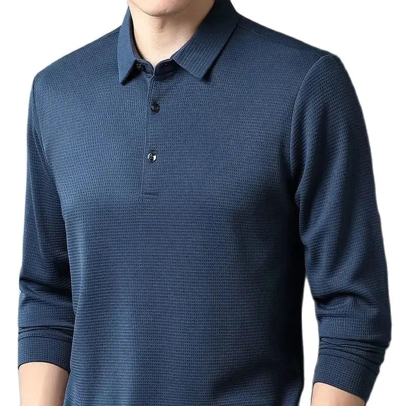 Sean | Casual Waffle Polo Shirt