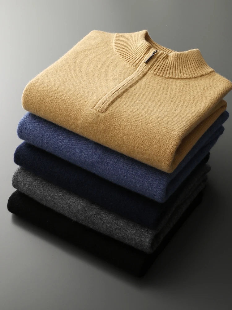 Florence - cashmere sweater with zipper closure