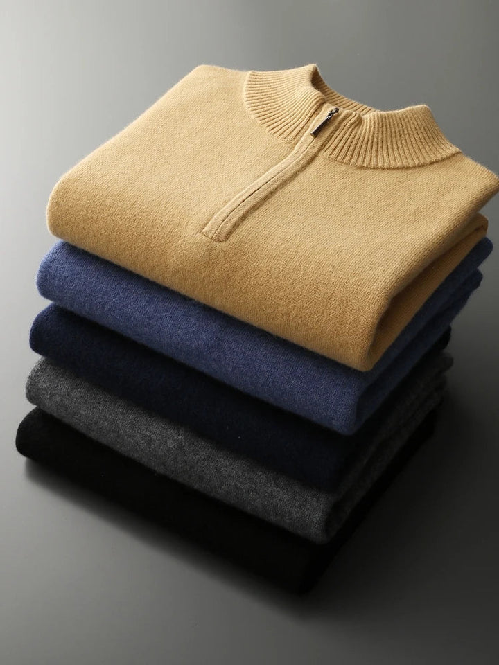 Florence - cashmere sweater with zipper closure