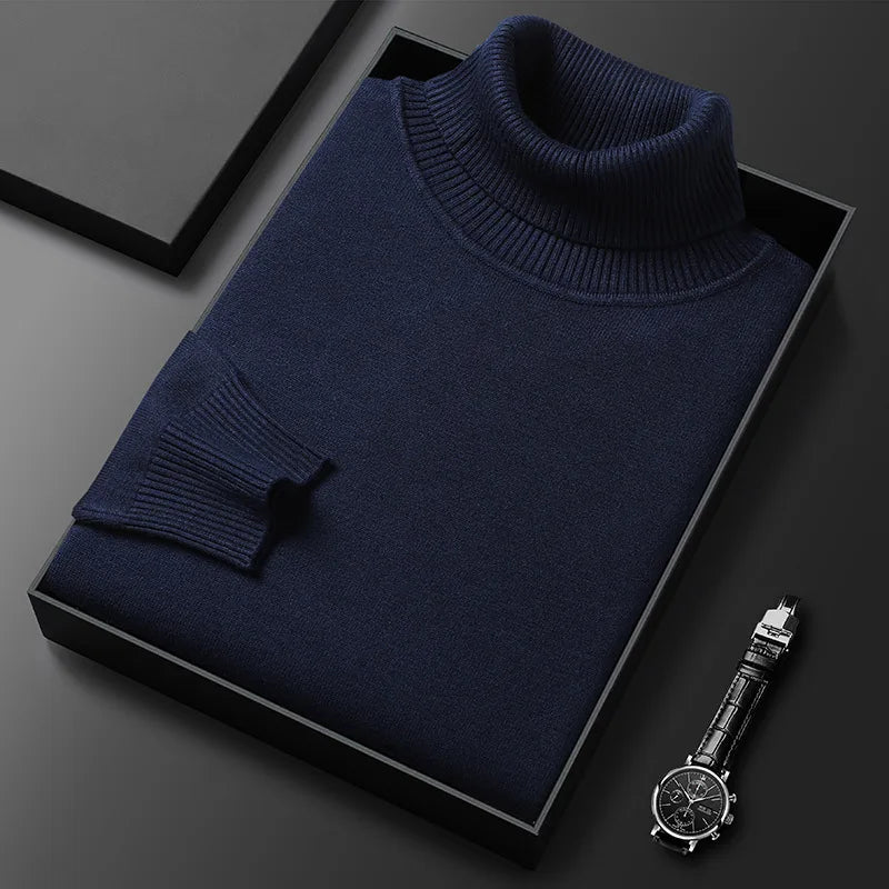 LAURENT MONACO | ELEGANT HIGH NECK PULLOVER