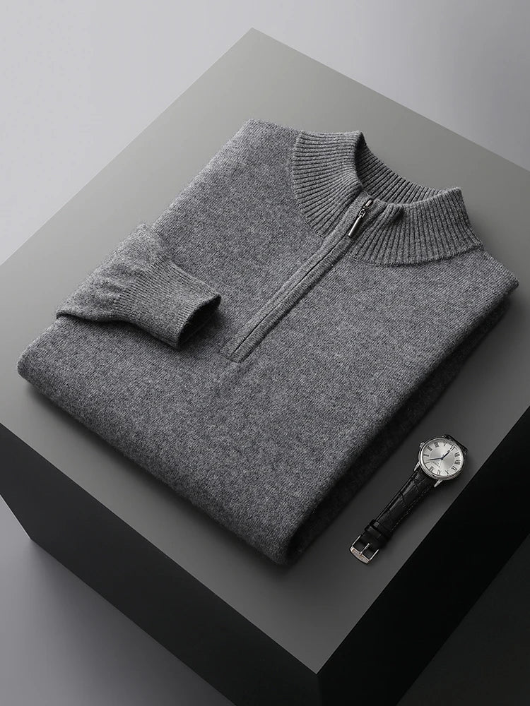 Florence - cashmere sweater with zipper closure