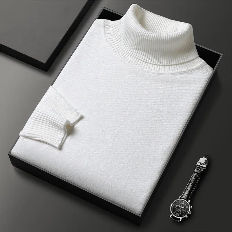 LAURENT MONACO | ELEGANT HIGH NECK PULLOVER