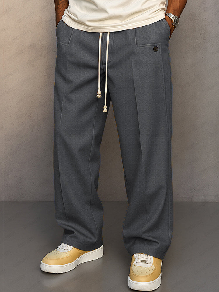 Jaxx | Modern Straight Comfort Trousers