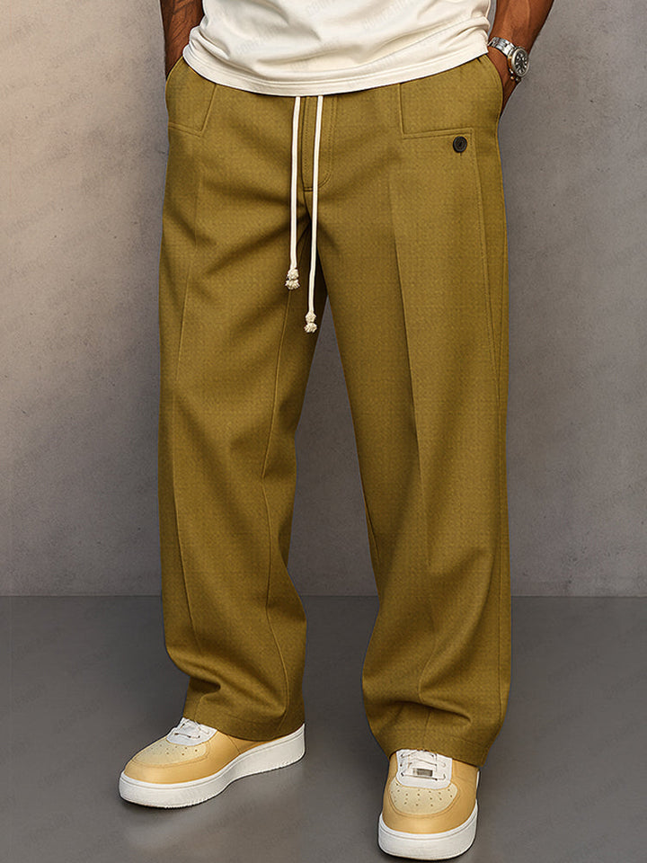Jaxx | Modern Straight Comfort Trousers