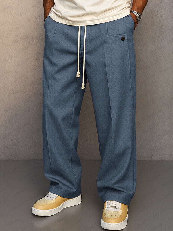 Jaxx | Modern Straight Comfort Trousers