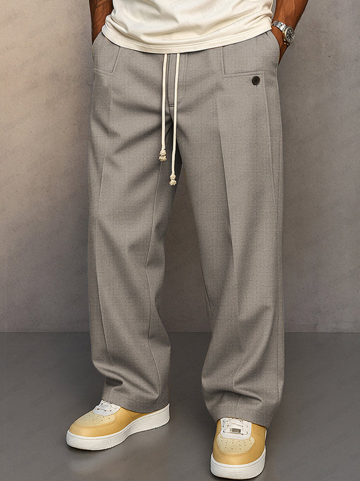 Jaxx | Modern Straight Comfort Trousers