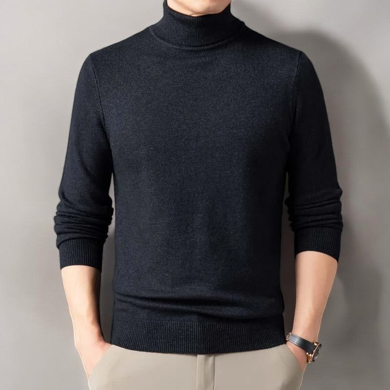 LAURENT MONACO | ELEGANT HIGH NECK PULLOVER