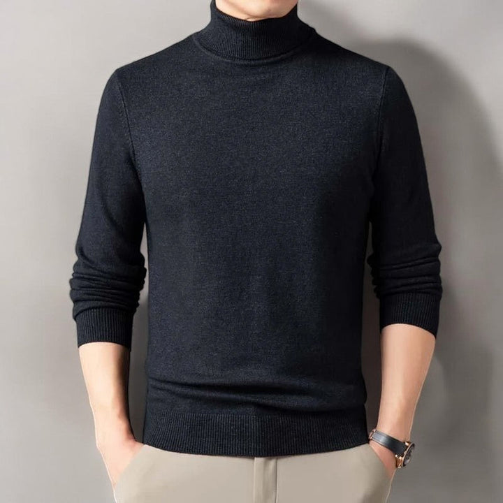 LAURENT MONACO | ELEGANT HIGH NECK PULLOVER