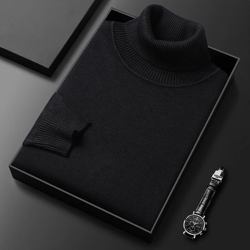 LAURENT MONACO | ELEGANT HIGH NECK PULLOVER