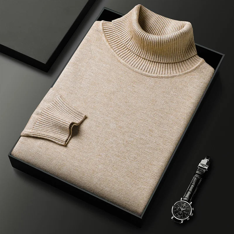LAURENT MONACO | ELEGANT HIGH NECK PULLOVER