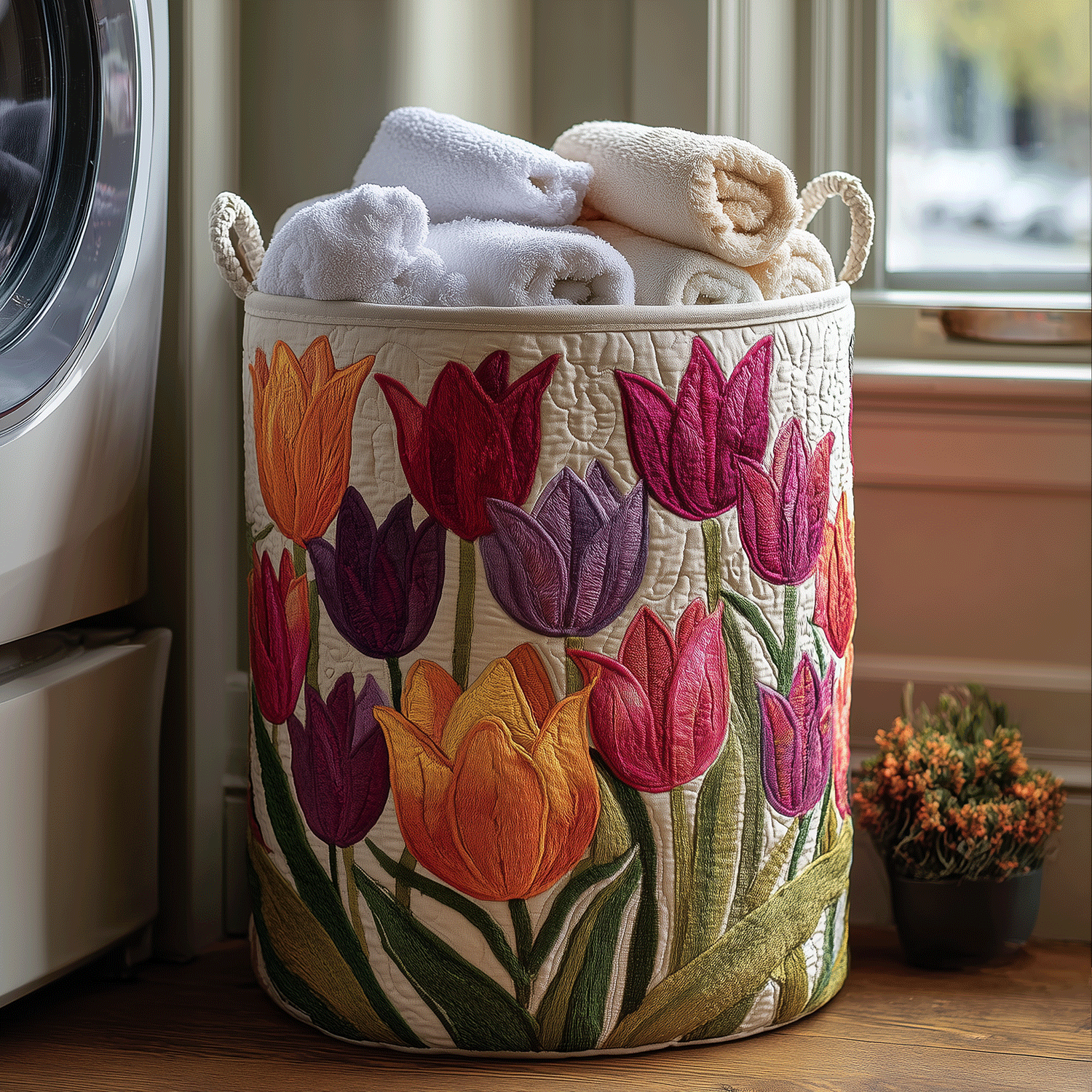 LILY | TULIP JOY LAUNDRY BASKET
