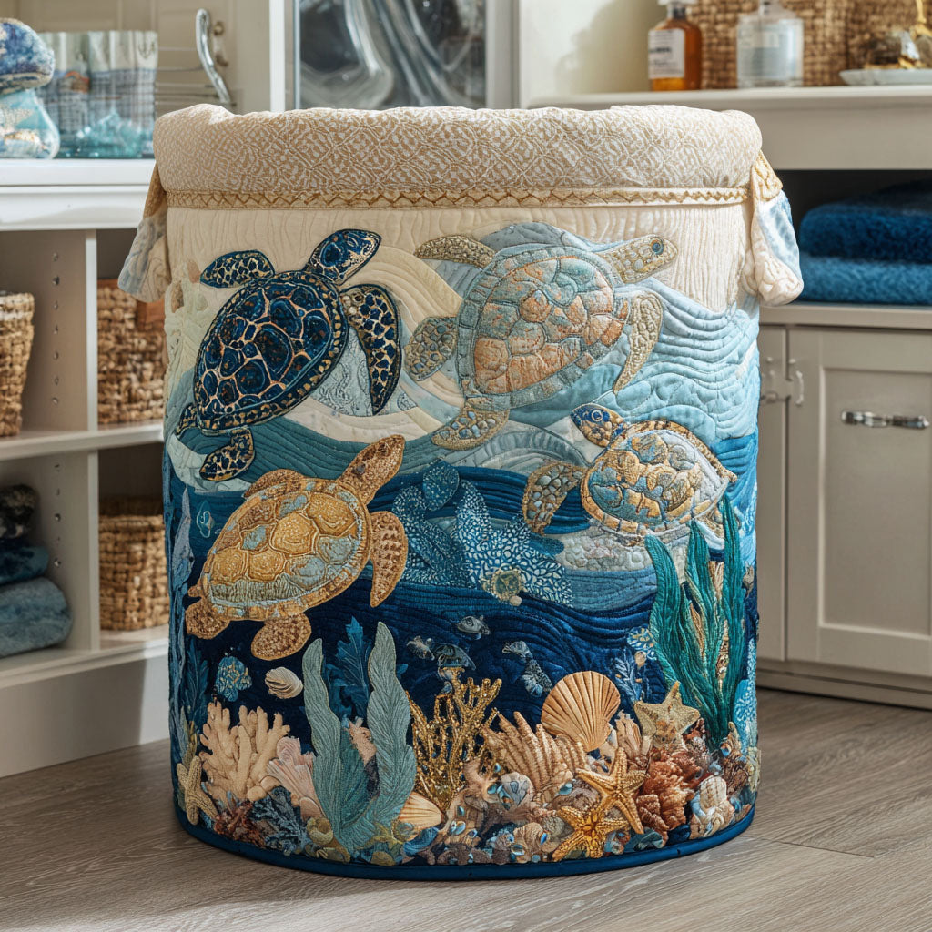PEARL | SHELL SHINE LAUNDRY BASKET